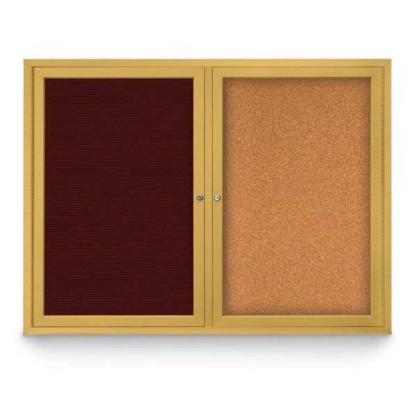 Corkboard, Med Grey /Bronze, 72